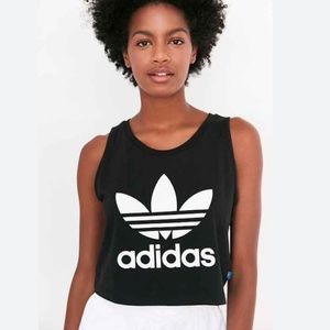 Adidas trefoil crop top